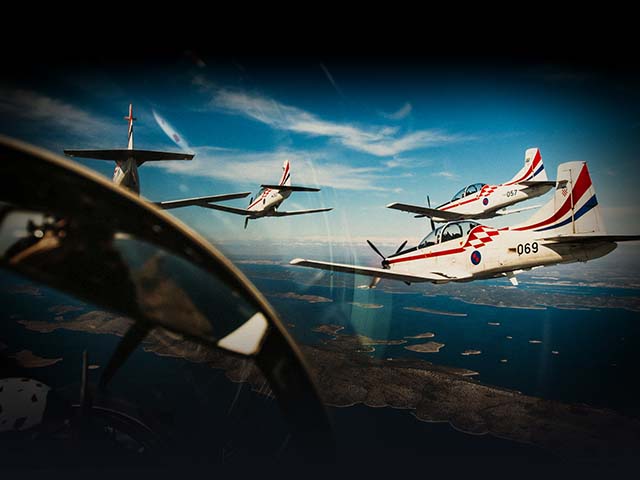 Zračna potpora relijašima Krila Oluje iznad Kvarnera                                                                                                                                                                                                      