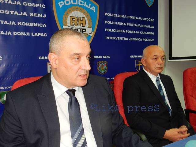 Zoran Ničenko i Josip Biljan na susretu s novinarima                                                                                                                                                                                                      