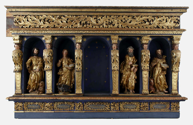 Fundus MUO, Ivan Komersteiner, Predela s oltara Sv. Ladislava 1688.-1690. /Fototeka MUO Zagreb                                                                                                                                                            